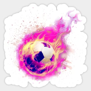 On fire Sticker